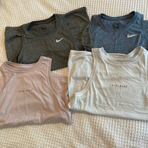4 Nike Razorback Tanks |Size Small
